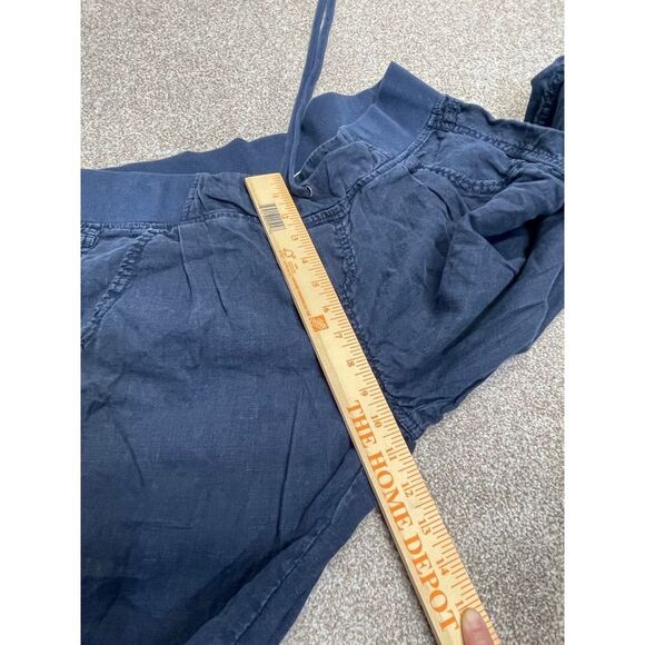 athleta womens pullon elastic pants sz 10 blue lightweight trouser - Picture 7 of 12